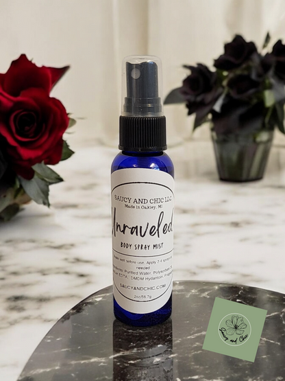 Unraveled Body Mist – Seductive, Long-Lasting Fragrance for Alluring Confidence
