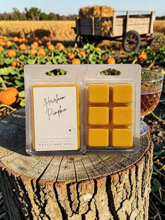 Heirloom Pumpkin Wax Melt – Cozy Fall Home Fragrance with Warm Spiced Pumpkin Notes