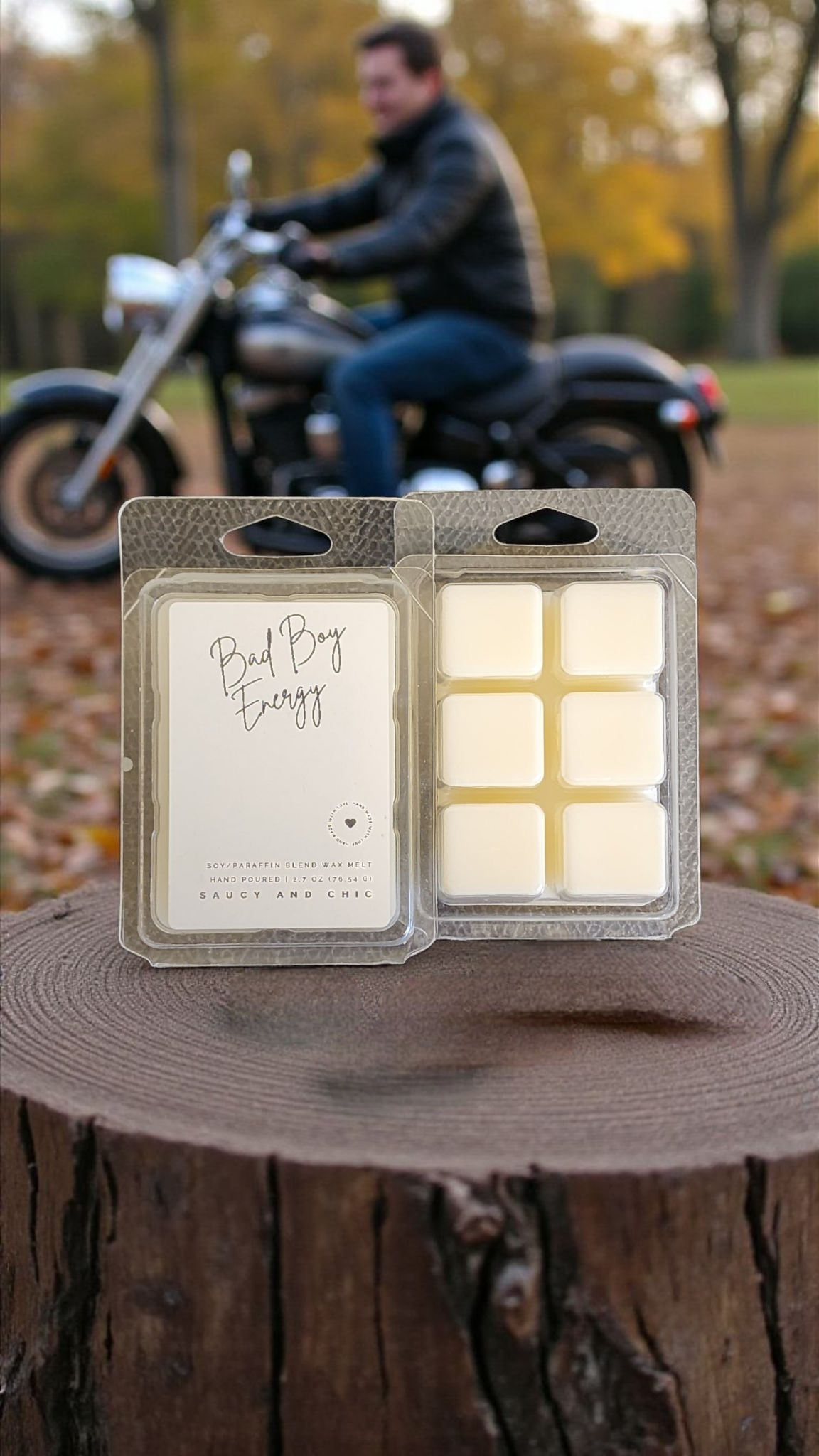 Bad Boy Energy Wax Melt – Bold Masculine Scent • Long-Lasting • Handmade Wax Melts for Home & Bedroom