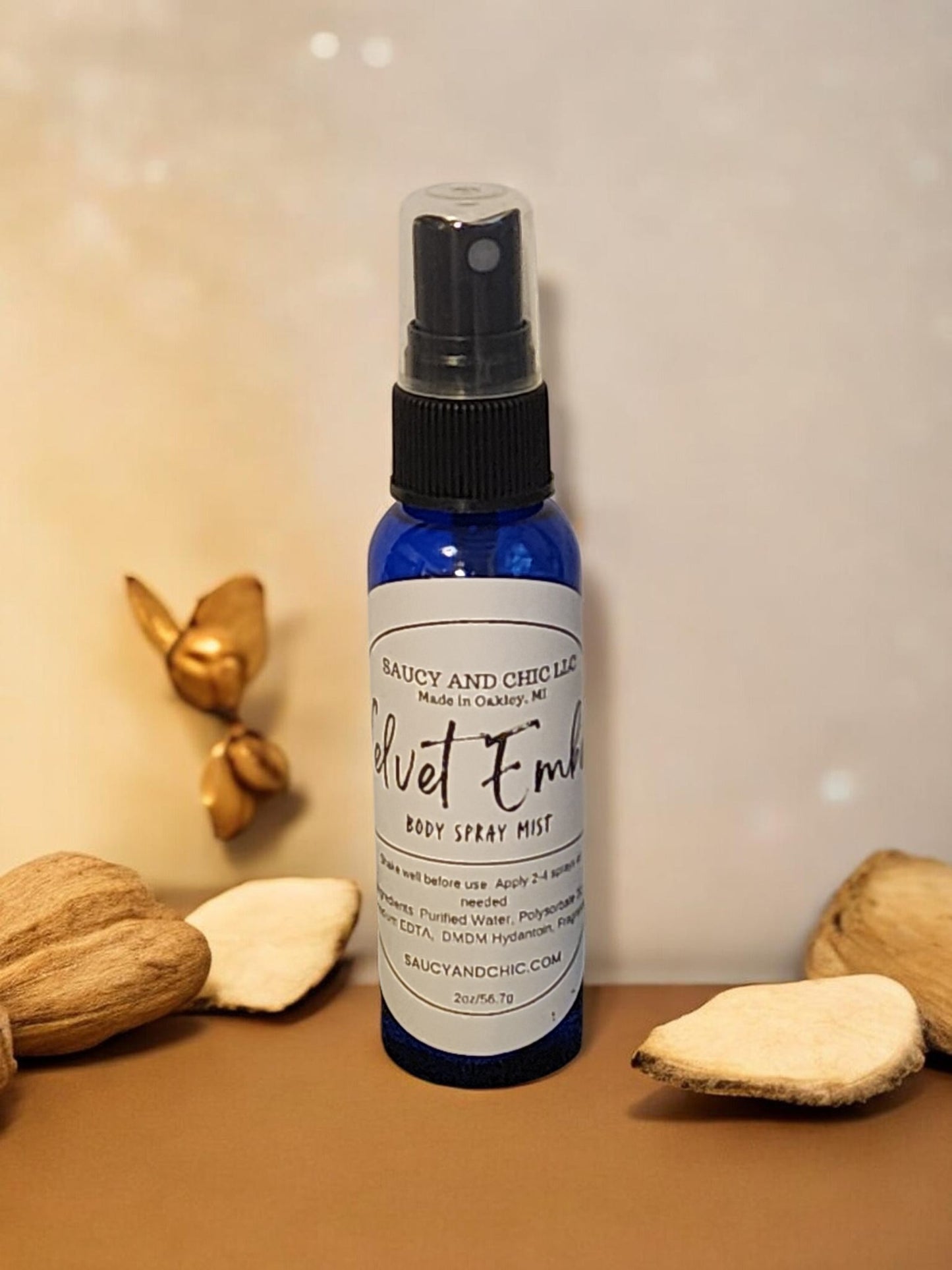 Velvet Ember Body Mist | Warm Cardamom & Sandalwood Fragrance Spray
