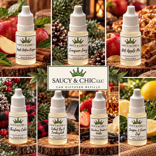Car Diffuser Refills | Long-Lasting Car Fragrance – Saucy & Chic