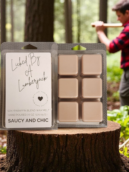 Licked by a Lumberjack Wax Melt | Long-Lasting Masculine Home Scent