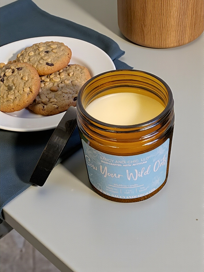 Sew My Wild Oats Strong Wickless Candle – Fresh Baked Oatmeal Cookie Aroma