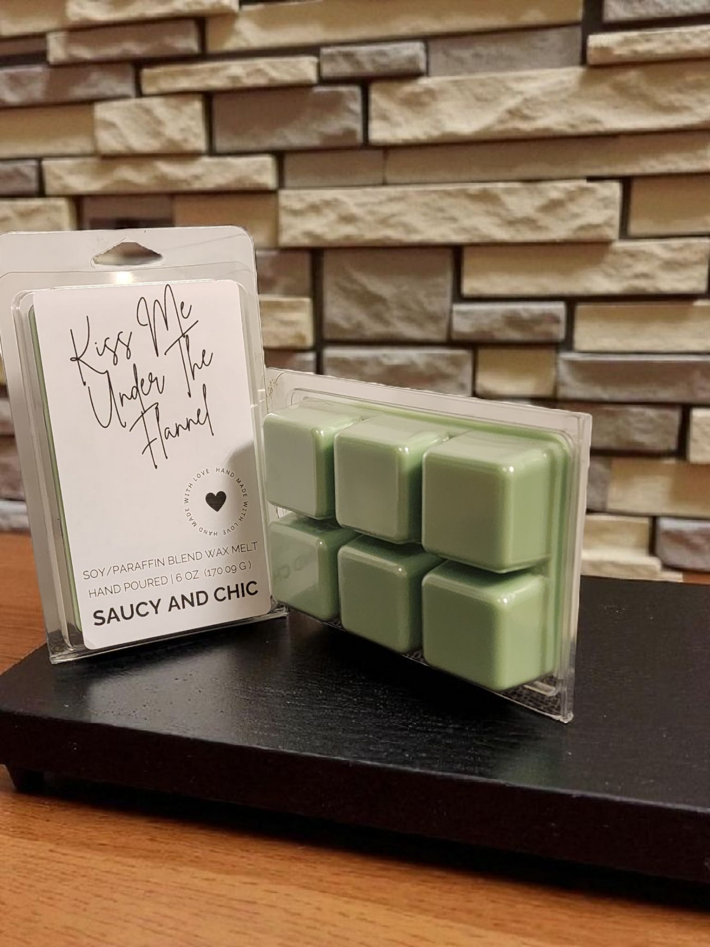 Kiss Me Under the Flannel Wax Melt | Cozy Woodsy Masculine Home Fragrance