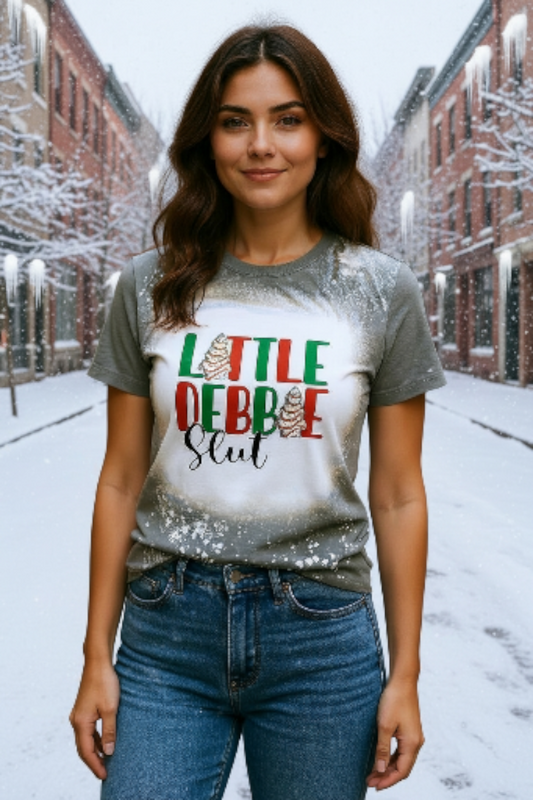 Bold & Playful 'Little Debbie Slut' Shirt - Sassy Statement Tee