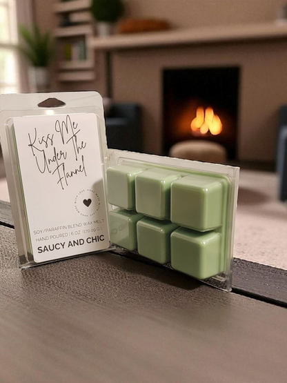 Kiss Me Under the Flannel Wax Melt | Cozy Woodsy Masculine Home Fragrance