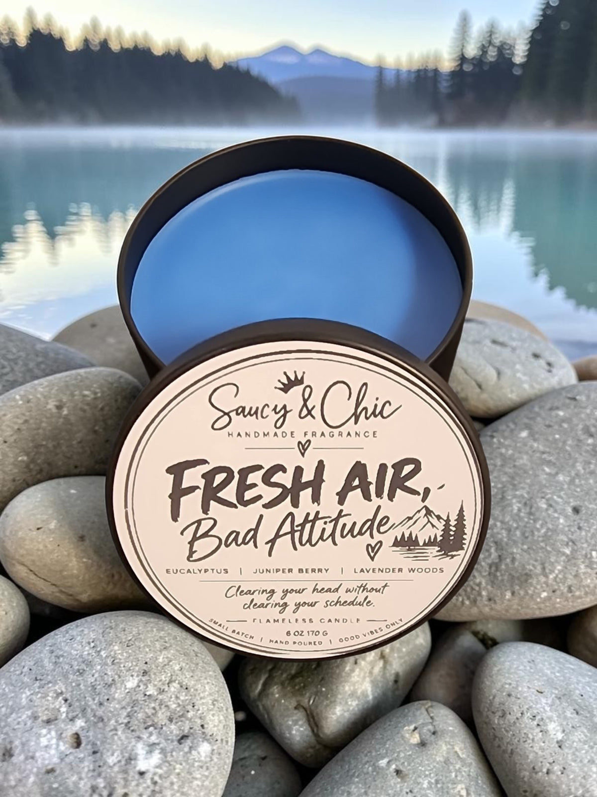 Fresh Air, Bad Attitude | Fresh Wickless Candle