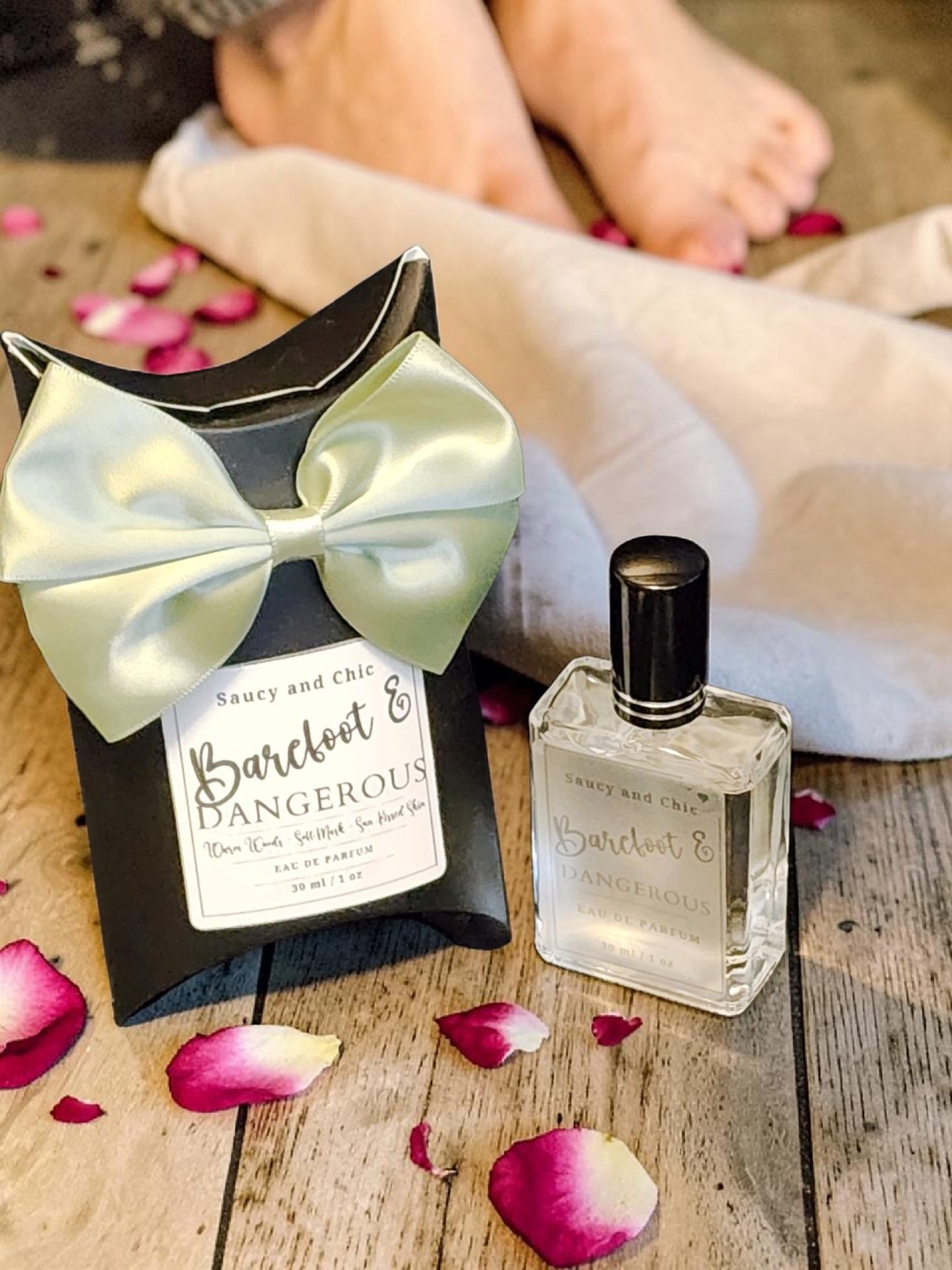 Barefoot & Dangerous Perfume – Driftwood, Soft Marine & Warm Woody Fragrance for Women