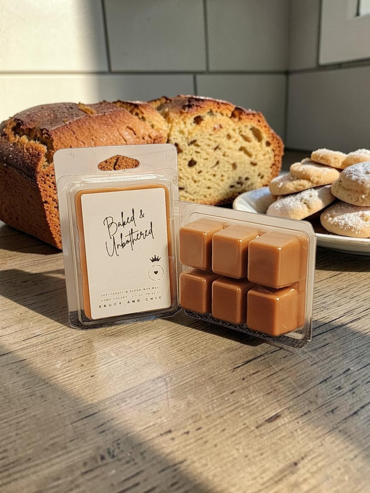 Baked & Unbothered – Banana Vanilla Bakery Wax Melts