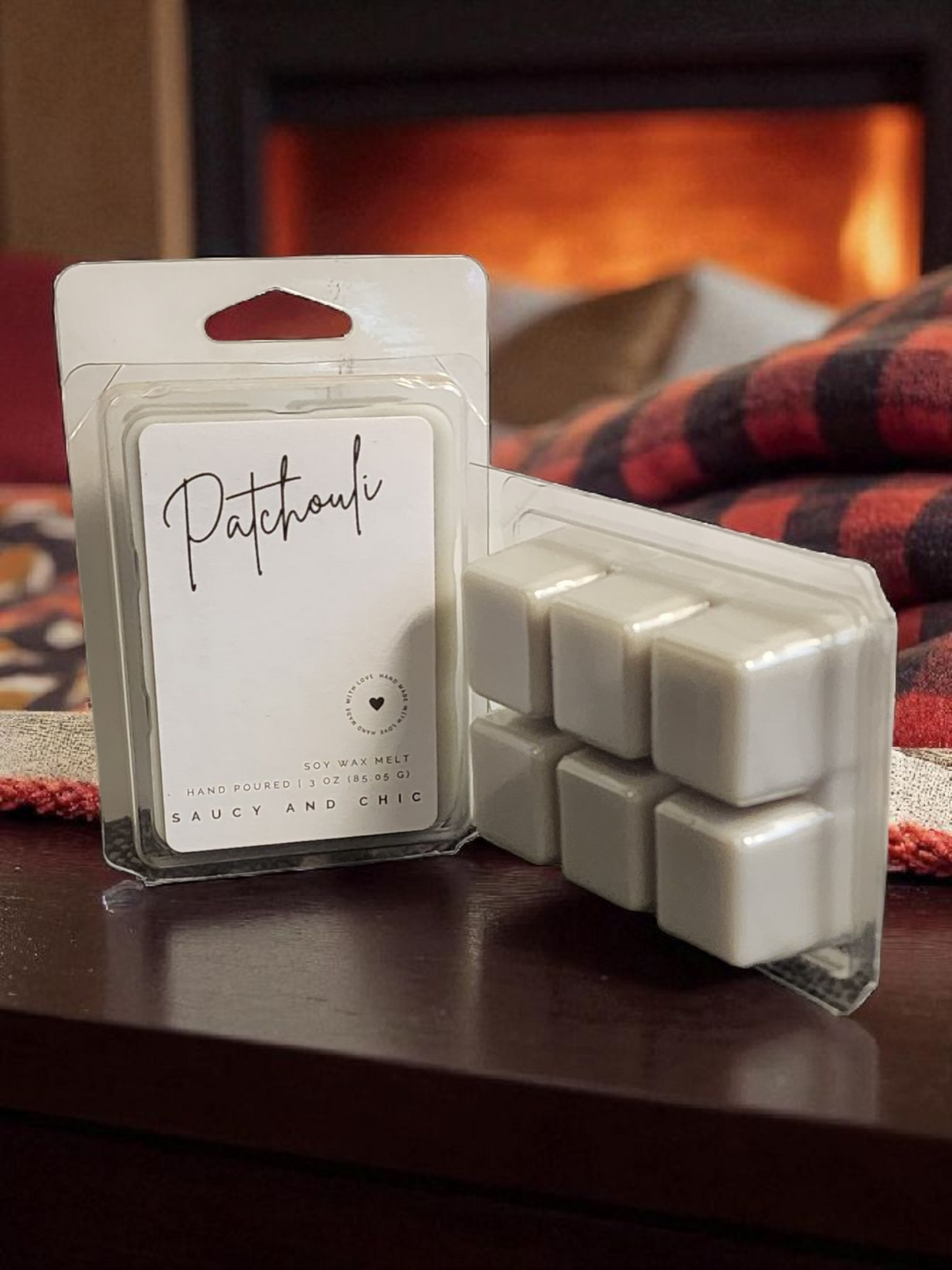 Patchouli Wax Melts | Earthy Aromatherapy Home Fragrance | Wickless Candle Alternative - Saucy and Chic 