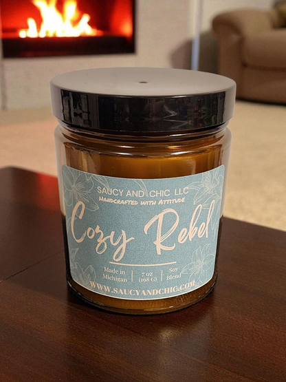 Cozy Rebel Wickless Candle – Warm & Inviting Home Fragrance