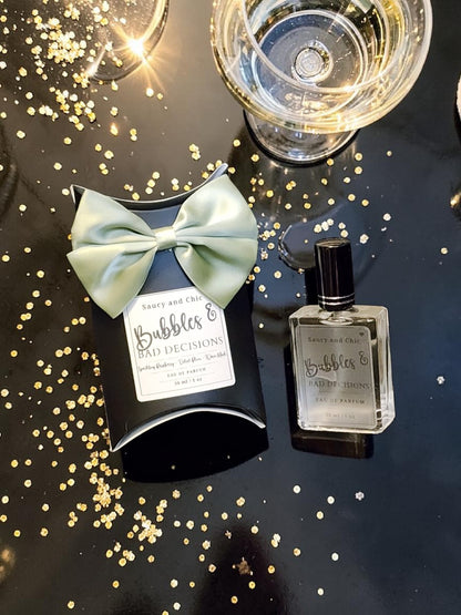 Bubbles & Bad Decisions Perfume – Sparkling Prosecco, Pink Raspberry, Plum & Sandalwood Musk Fragrance for Women
