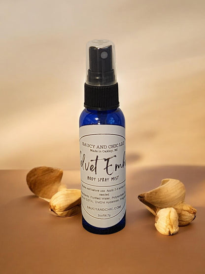 Velvet Ember Body Mist | Warm Cardamom & Sandalwood Fragrance Spray