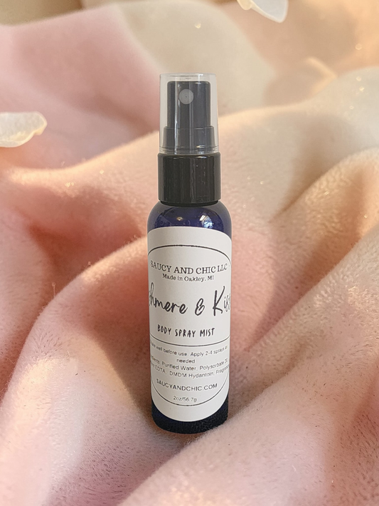 Cashmere & Kisses Body Mist – Apple, Pineapple & Floral Vanilla Coconut Perfume Spray