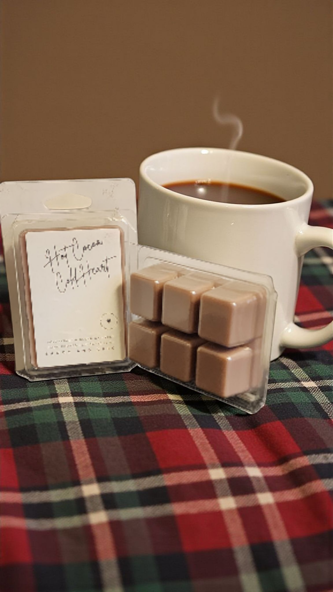Hot Cocoa & Cold Heart Wax Melt – Rich Chocolate Dessert Scent • Cozy Winter Fragrance • Long-Lasting Wax Melt