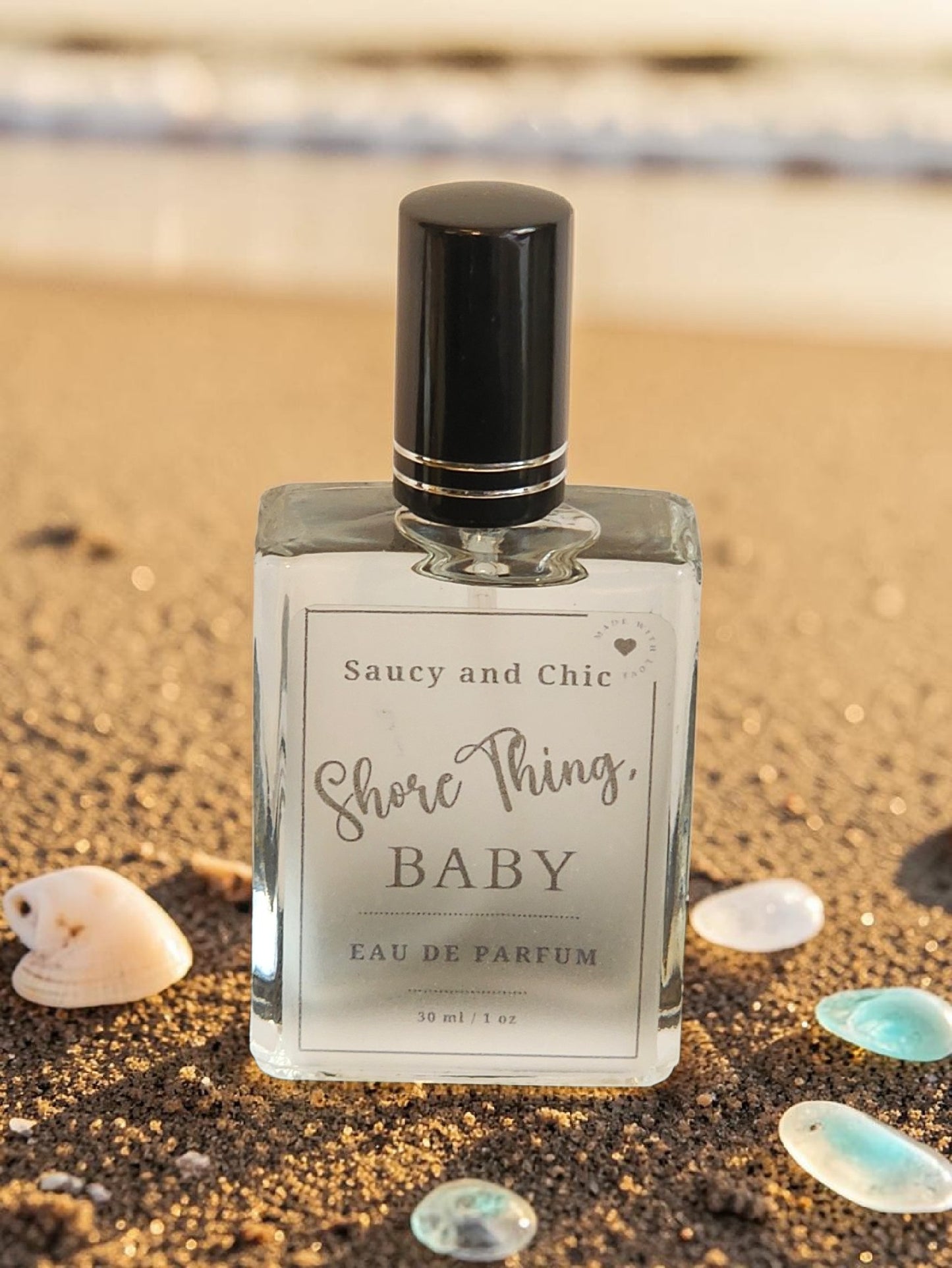 Shore Thing, Baby Perfume – Sea Salt, Agave & Palo Santo Fresh Coastal Fragrance for Women