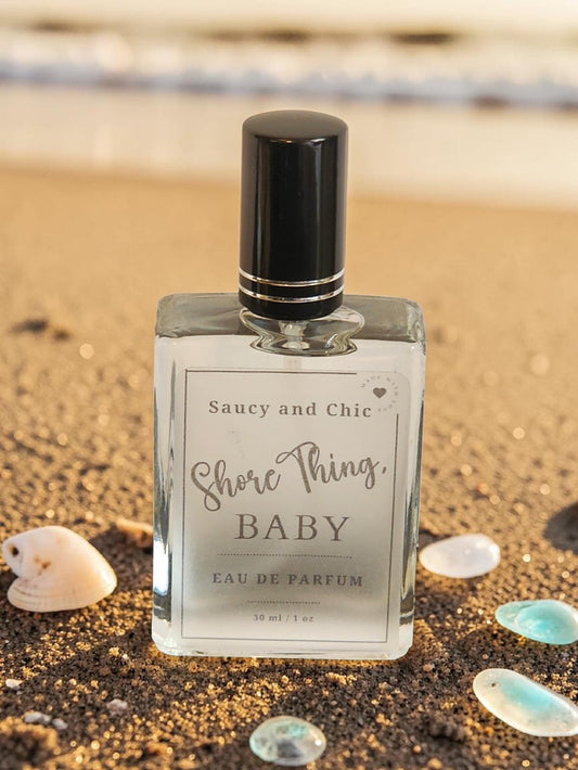 Shore Thing, Baby Perfume – Sea Salt, Agave & Palo Santo Fresh Coastal Fragrance for Women