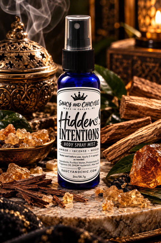 Hidden Intentions Body Mist | Warm, Mysterious & Seductive Fragrance Spray