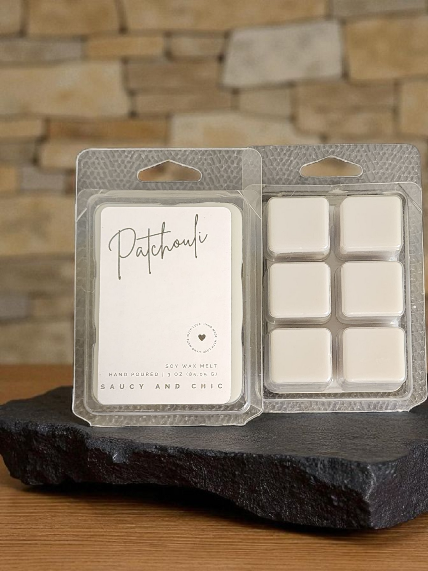 Patchouli Wax Melts | Earthy Aromatherapy Home Fragrance | Wickless Candle Alternative - Saucy and Chic 