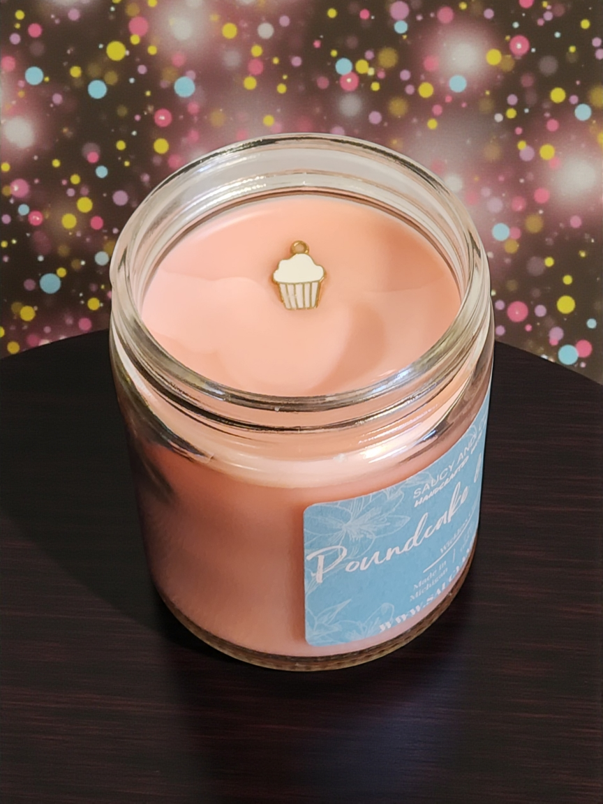 Poundcake & Attitude – Sassy Wickless Candle | Bold Sweet Scent, No Flame