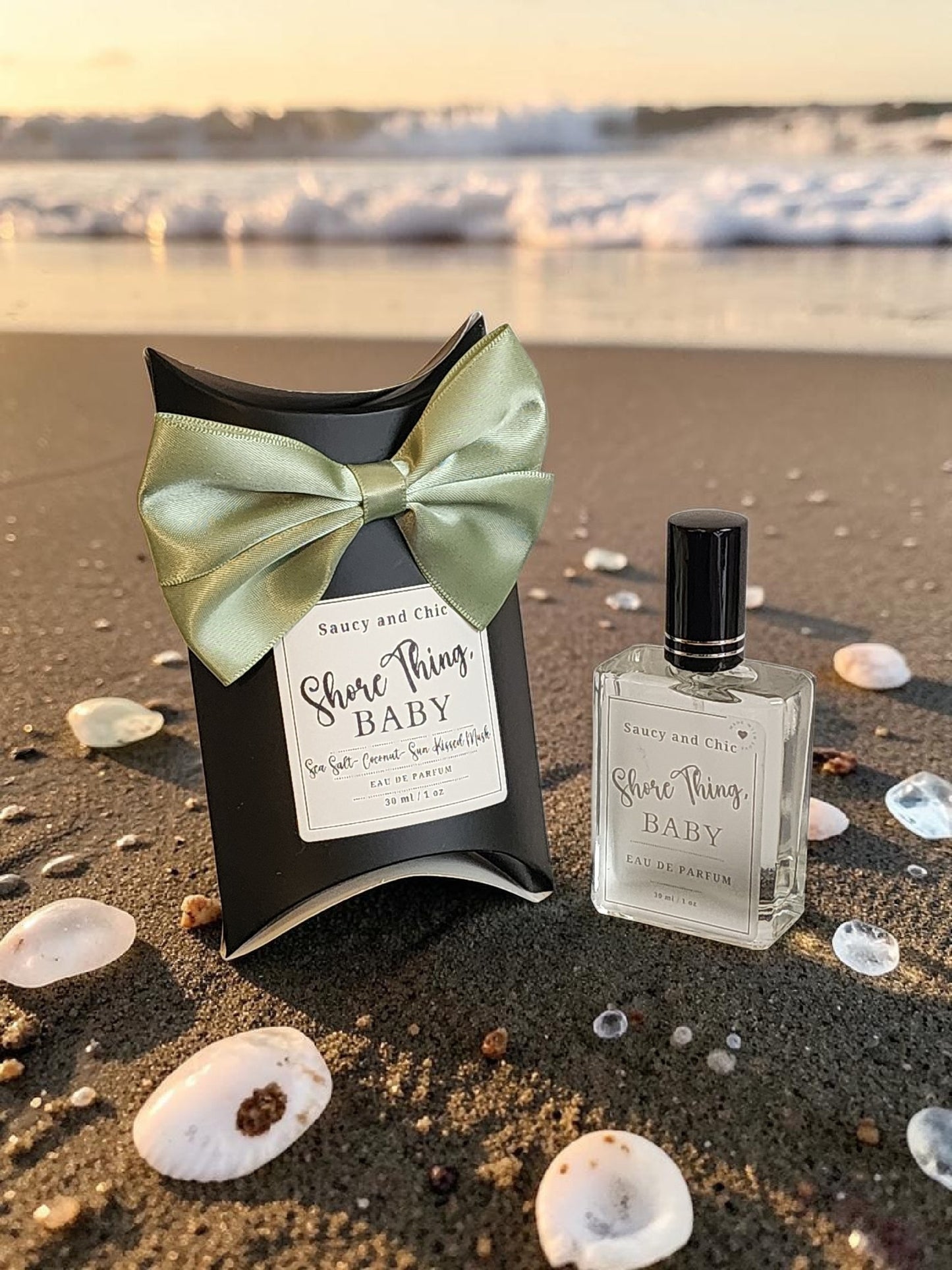 Shore Thing, Baby Perfume – Sea Salt, Agave & Palo Santo Fresh Coastal Fragrance for Women