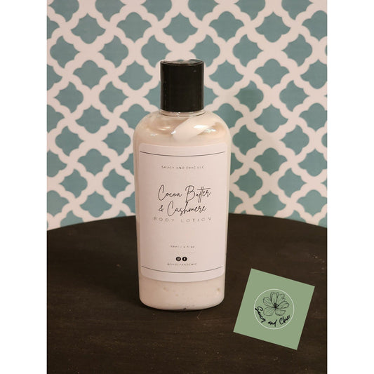 Cocoa butter and cashmere body lotion - Saucy and Chic