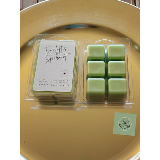 Eucalyptus Spearmint wax melt - Saucy and Chic