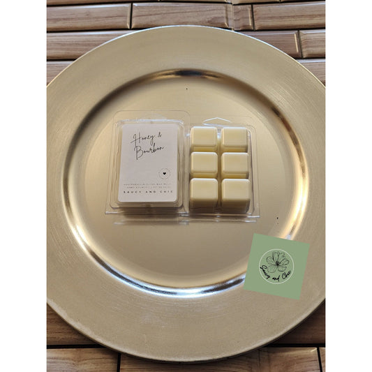 Honey & bourbon wax melt - Saucy and Chic