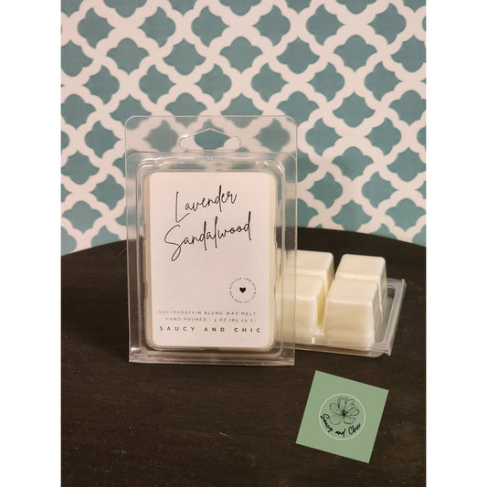 Lavender Sandalwood wax melt - Saucy and Chic