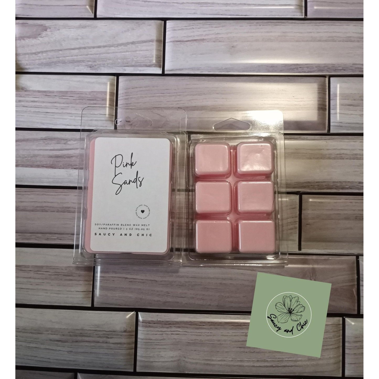 Pink Sands wax melt - Saucy and Chic