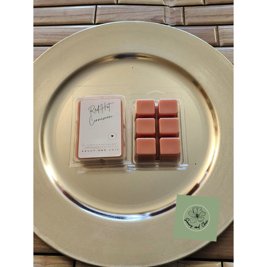 Red hot cinnamon wax melt - Saucy and Chic