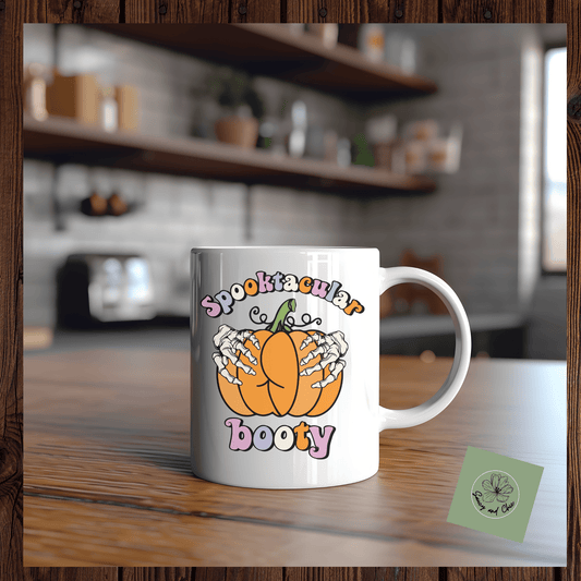 Spooktacular booty mug - Saucy and Chic