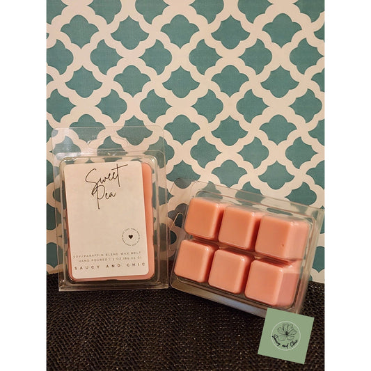 Sweet pea wax melt - Saucy and Chic